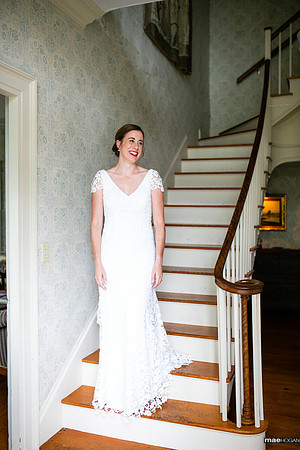 Bride in Highland House B&B