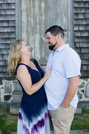Engaged couple in South End  Portsmouth for portraits