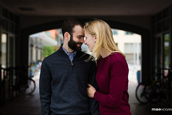 Engagement session in Kendall Square