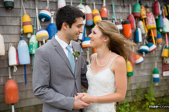 Bride and groom portraits York Maine