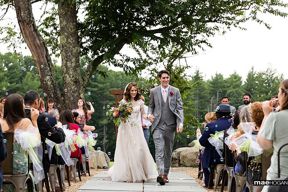 Powder Major's Wedding Ceremony terrace