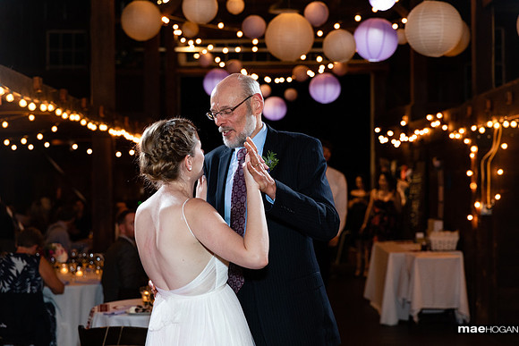 Sunset Farm Bed and Breakfast barn wedding reception
