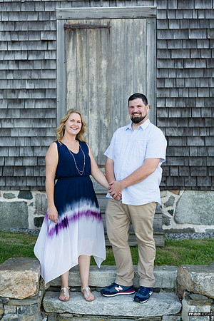 Historic district Portsmouth NH engagement photos